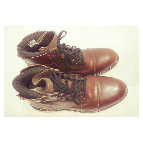 red tape ocean cap toe boot